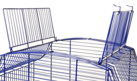 Parkietenkooi Solor Sky Blauw Wit Huis