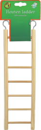 Boon vogelspeelgoed ladder hout 7 traps, 28 cm.