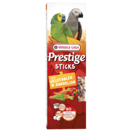 Sticks Papegaaien met Groenten & Paardenbloem 140 g 2 stuks