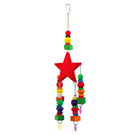 vogelspeelgoed red star Multi-color 40x11,3x4 cm