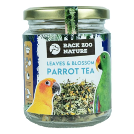 Back Zoo Nature Parrot Tea Leaves & Blossom