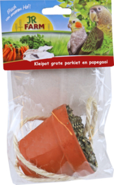 JR Farm grote parkiet en papegaai pot, 260 gram.