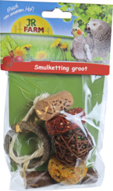 JR Farm grote parkiet & papegaai natuurlijke smulketting groot, 100 gram.