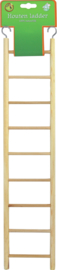 Boon vogelspeelgoed ladder hout 9 traps, 45 cm.