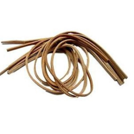 Leren veters 8st - 0.6x60cm