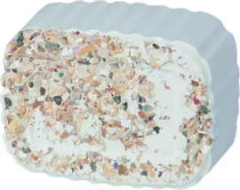 Snack Mineraalsteen met schelpen