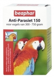 BEAPHAR ANTI-PARASIET 150 VOGEL (300-750GR) 2 PIP