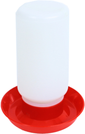 Drinkfontein kuiken plastic, 1 liter.