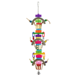 vogelspeelgoed twiggy temple Multi-color 51x10,5x5 cm