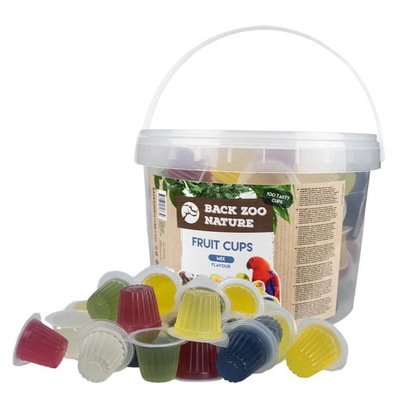 Back Zoo Nature Fruit Cups (100 pcs)