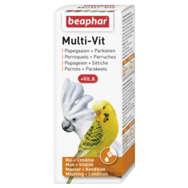 BEAPHAR MULTI-VITAMINE PAPEGAAI 50 ML