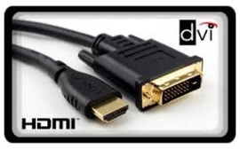 HDMI-DVI kabel gold plated 0.5m