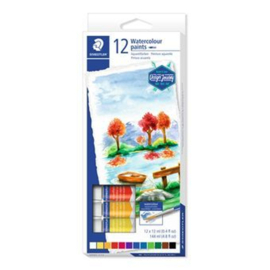 Staedtler aquarel verf set 12 tubes 12ml