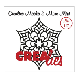 Crealies • Masks & More mini no.117 Plastic mandala D sjabloon