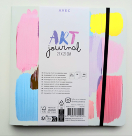 Art journal 21 x 21 cm harde kaft