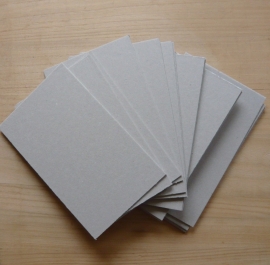 Grey cardboard 20 pieces