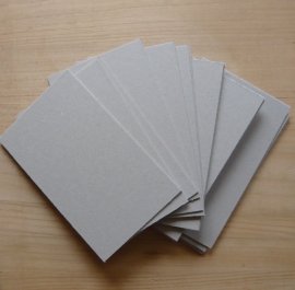 Grey cardboard 50 pieces