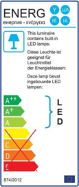 Sompex Pin - Staande Lamp ZWART - met Dimmer - LED