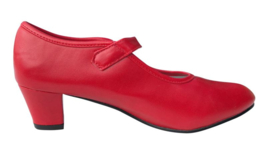 Chaussures flamenco rouge