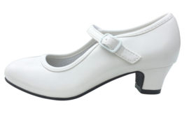 Chaussures flamenco blanc