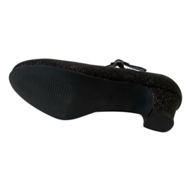 Flamenco Schuhe schwarz Glitzer