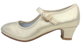 Flamenco schoenen goud Parelmoer