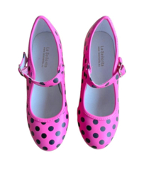 Chaussures flamenco - Rose noir