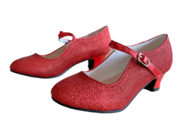 Flamenco schoenen glamour rood