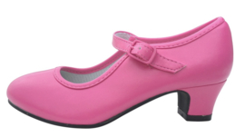Spaanse schoenen roze fuchsia