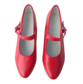 Chaussures flamenco rouge