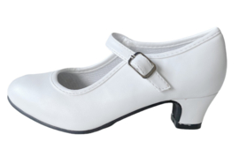 Scarpe flamenco bianco