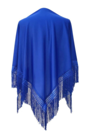 Spanish Flamenco Dance Shawl Kings Blue