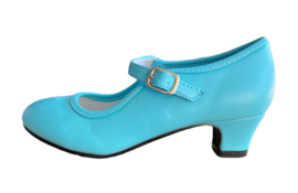 Zapato Flamenco Azul