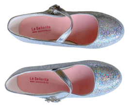 Flamenco shoes silver heart Deluxe