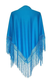 Spanish Flamenco Dance Shawl Blue