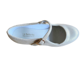 Zapato Flamenco Glamour Oro Perla