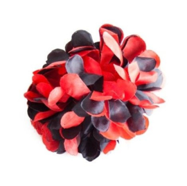 Spanish hair flower red black
