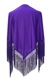 Spanish Flamenco Dance Shawl Purple