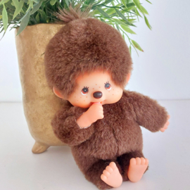 Vintage original Monchhichi popje 20 cm in zéér goede staat (Sekiguchi)