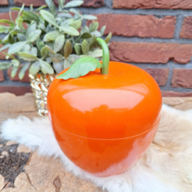 Vintage ijsbucket 'appel' in oranje , 70's