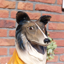 Vintage beeld 'Lassie' hond( collie), Jema Holland