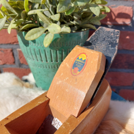 Antieke houten schaven, 1x blok en 1x zoetschaaf