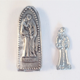 Amulet in doosje Sint Antonius