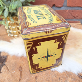 Vintage blik  'London caramelworks 'Toffee', Breda Holland/ thee