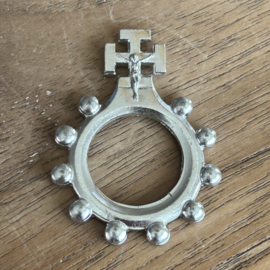 Vintage bidring/ gebedsring/ soldatenrozenkrans nr 2