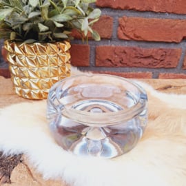 Vintage kristallen asbak 'Bonny Kronso bubble' design