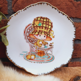Vintage porseleinen wandbordje  van East Import A/S Oslo