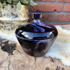 Marmorite tabakspot in paars( gemarmerd)