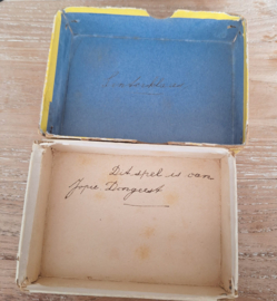 Vintage doosje van het spel: "Zwarte Piet"