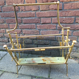 Vintage messing koperen lectuurbak, ca. 1950